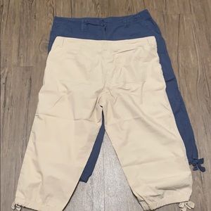 2 pairs of capris